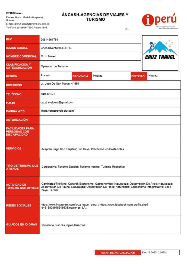 iperu agencia cruz travel